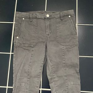 BLANK NYC Grey Zipper Jeans